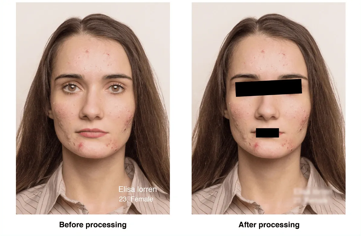 Masked face example
